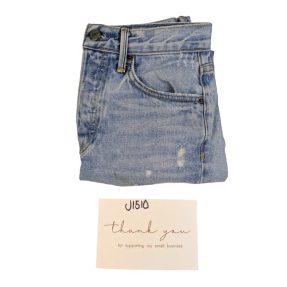 GRLFRND Karolina High Rise Destroyed Jeans GUC $248 Size 25     J1510 - Picture 8 of 8